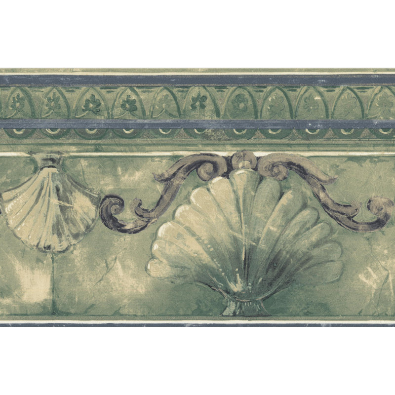 Retroart Nautical Seashells 15 X 7 Wallpaper Border Wayfair