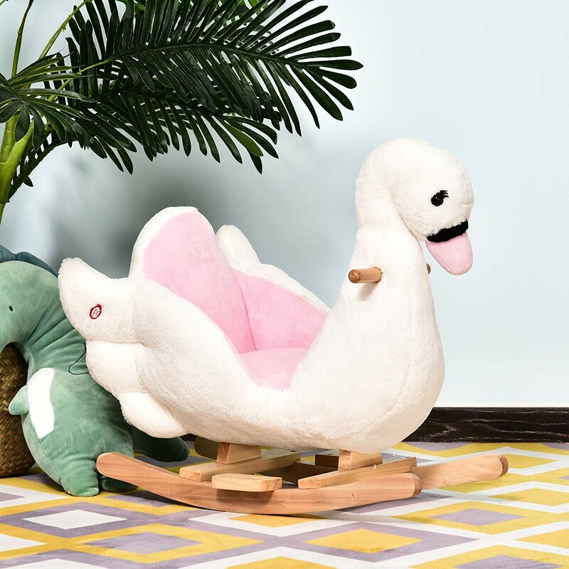 baby swan rocker