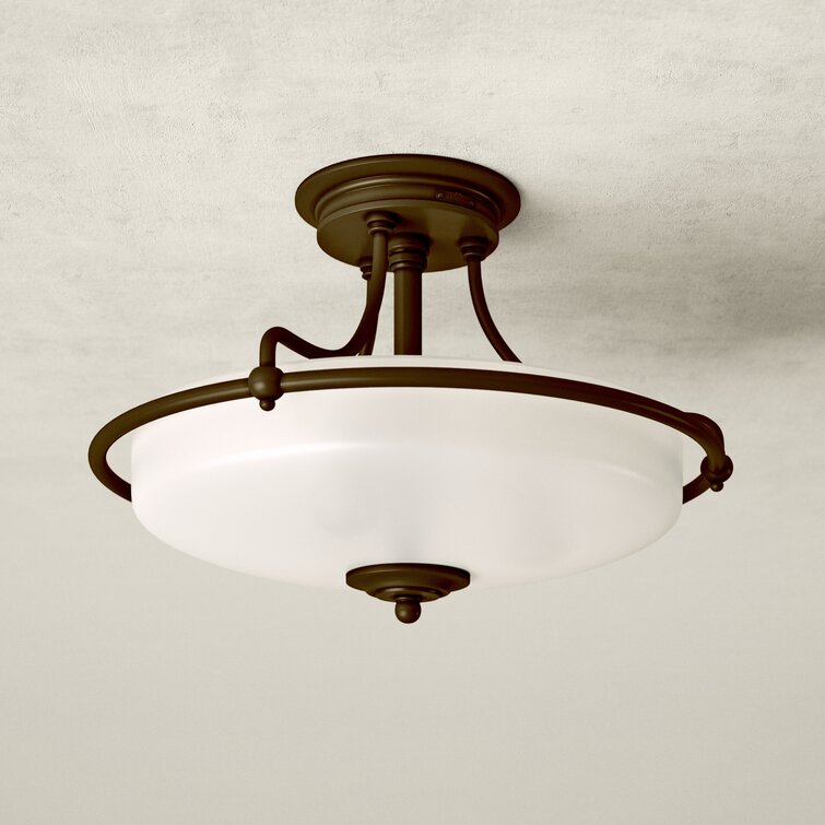 semi flush ceiling light fixture