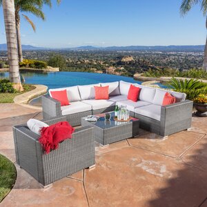 Strawn 7 Piece Sectional Set with Cushions