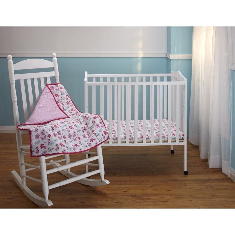 Disney Minnie S Garden 3 Piece Crib Bedding Set Reviews Wayfair