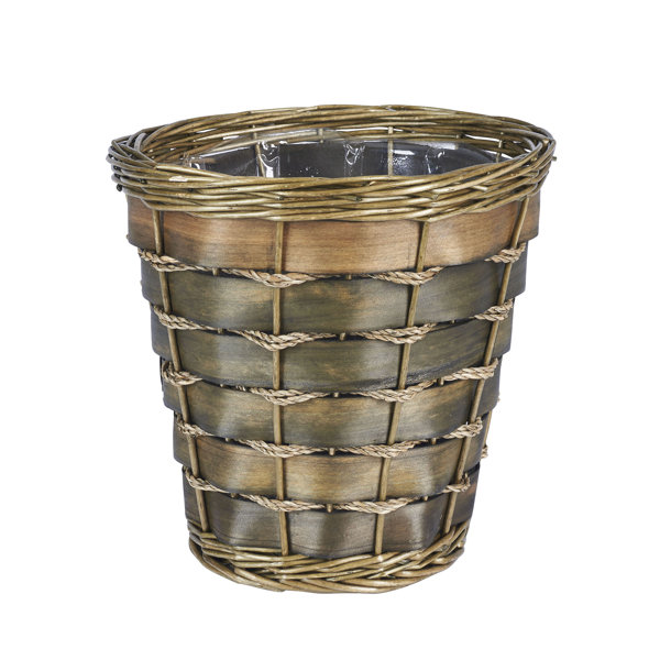 Small Wicker Trash Can Wayfair
