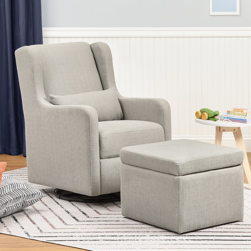 swivel glider chair and ottoman