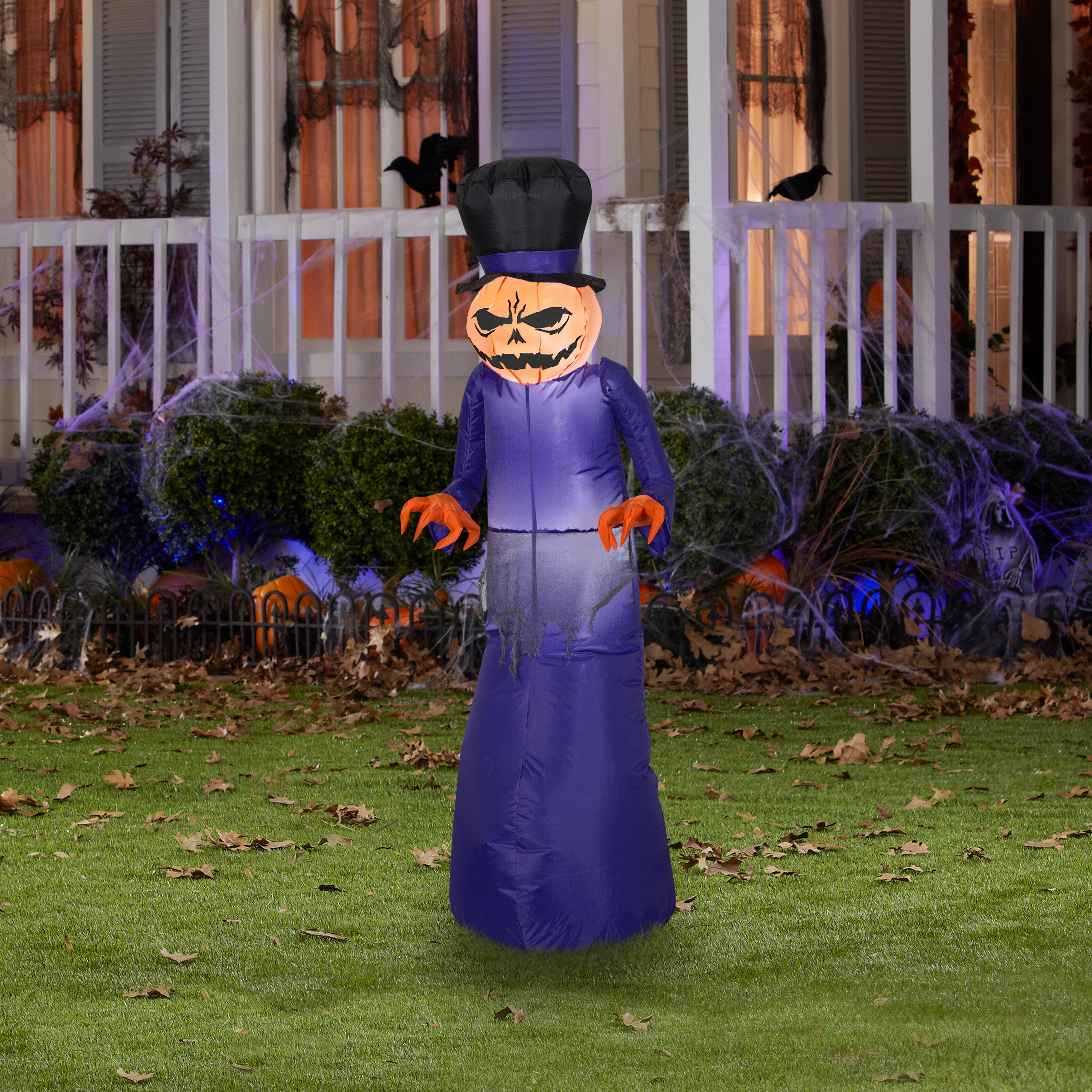 Gemmy Industries Pumpkin Reaper with 