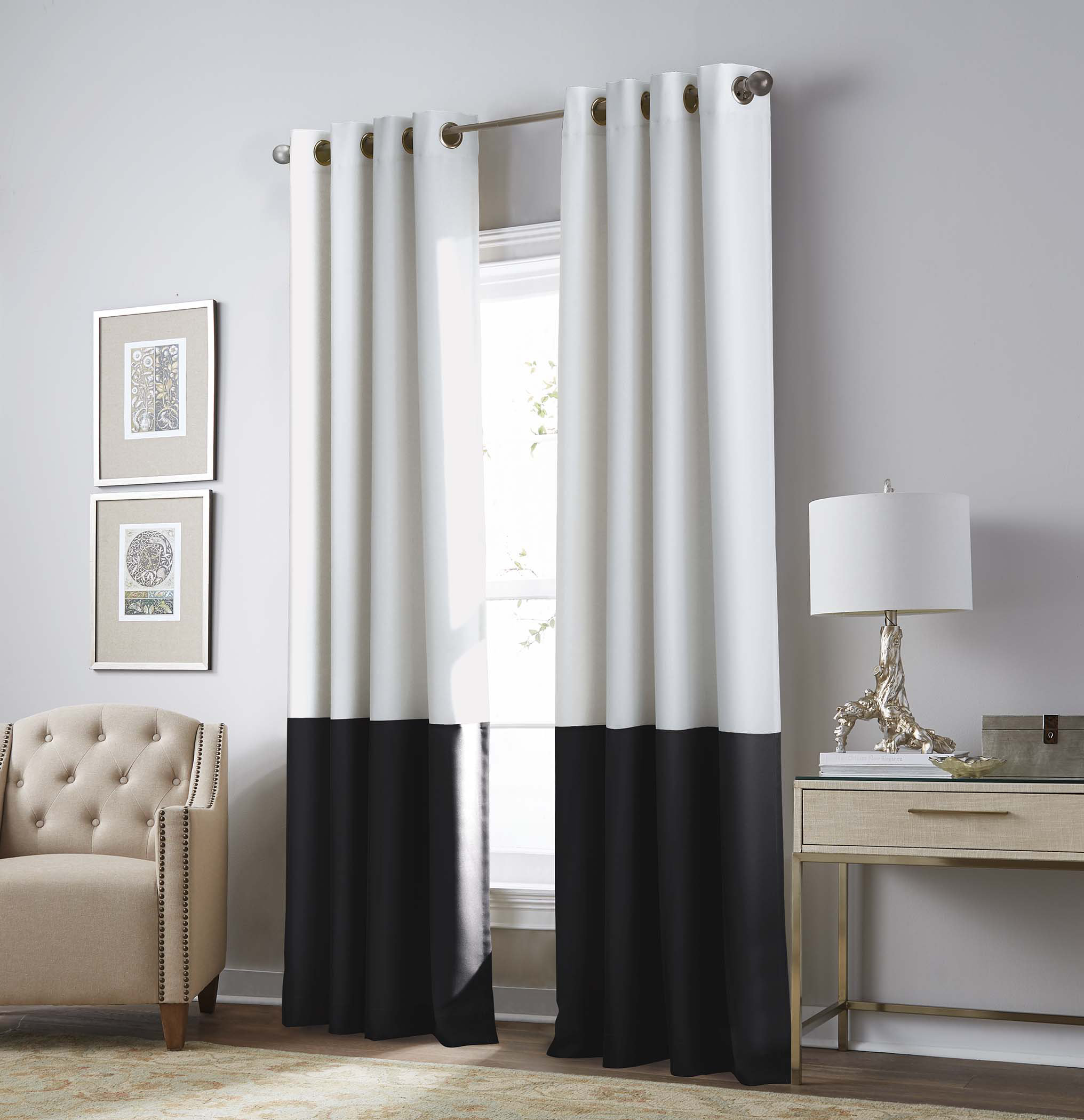 Canora Grey Plunkett Solid Blackout Thermal Curtain Panels
