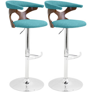East Wakulla Swivel Adjustable Bar Stool