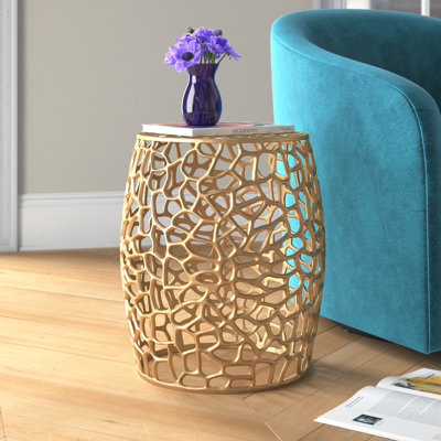 Striplin Drum End Table