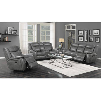 Red Barrel Studio Havilland 3 Piece Reclining Living Room Set Wayfair