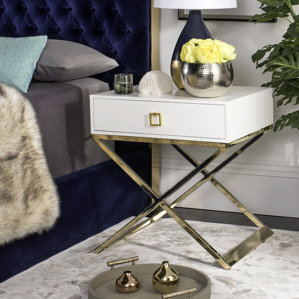 Mallen End Table With Storage by Everly Quinn