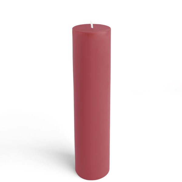 BURGUNDY CLASSIC CANDLES Pillar Ball Taper decorative candles in various sizes