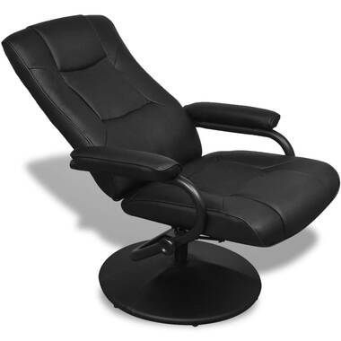 bcp leather swivel recliner chair