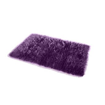 17 Stories Shaggy Teppich In Lila Bewertungen Wayfair De