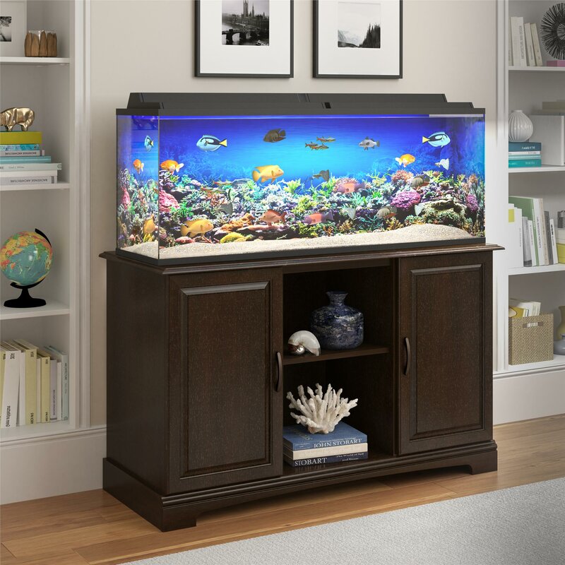fish tank stand modern aquarium cabinet 75 gallon