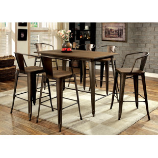 Reedley 7 Piece Counter Height Pub Table Set
