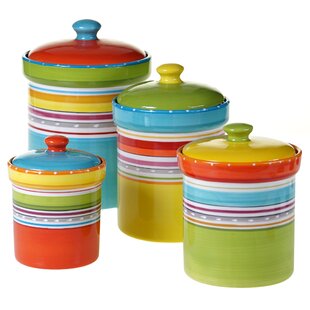 Red Kitchen Canisters Jars You Ll Love In 2021 Wayfair