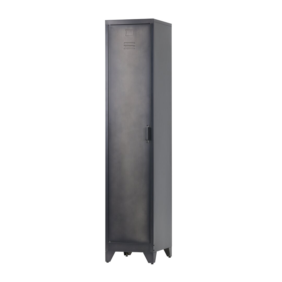 Woood Cas 1 Door Locker Cabinet - Black