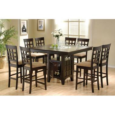 miah solid wood dining table