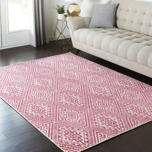 Puran Pink Area Rug