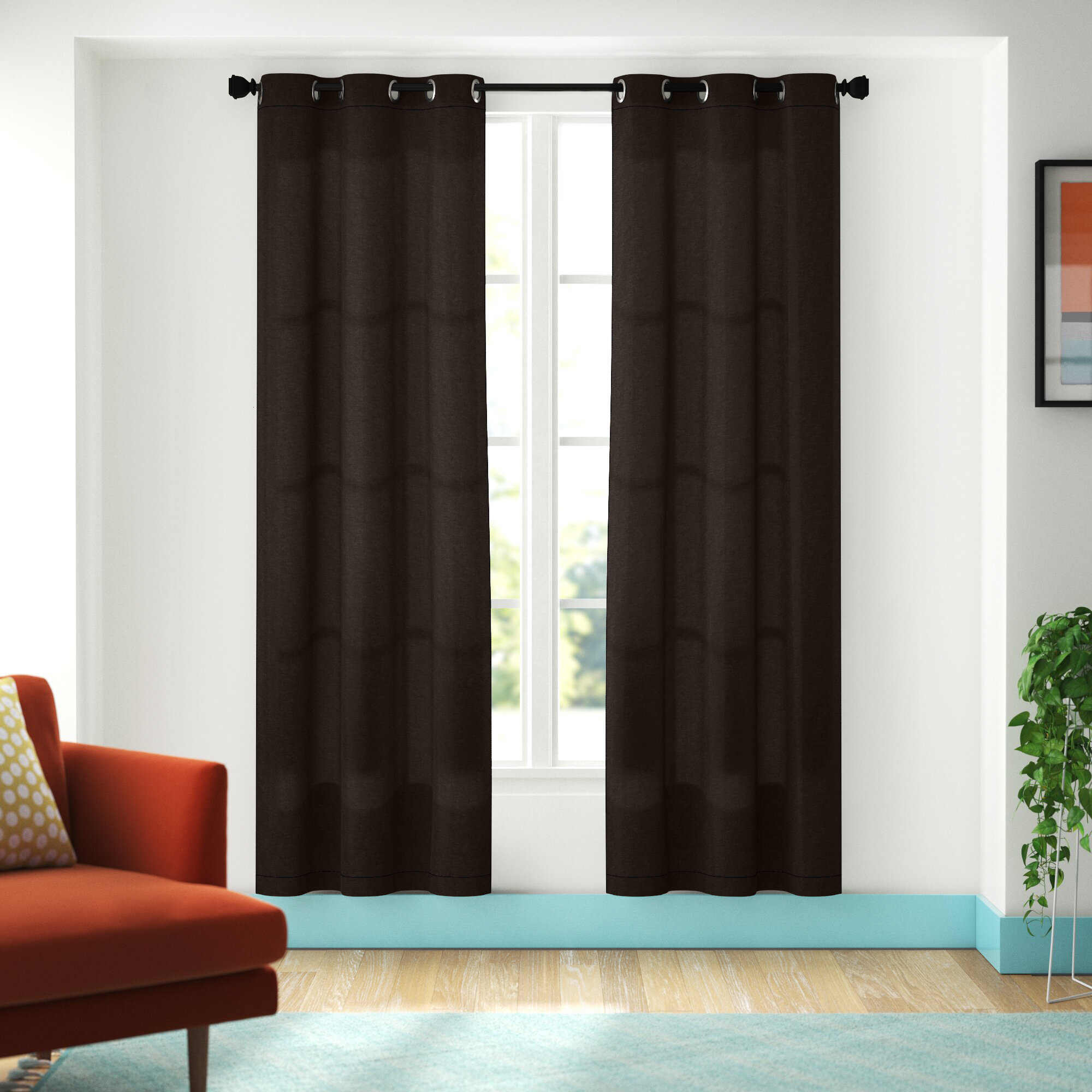 108 Inch Brown Curtains Drapes Youll Love In 2021 Wayfair