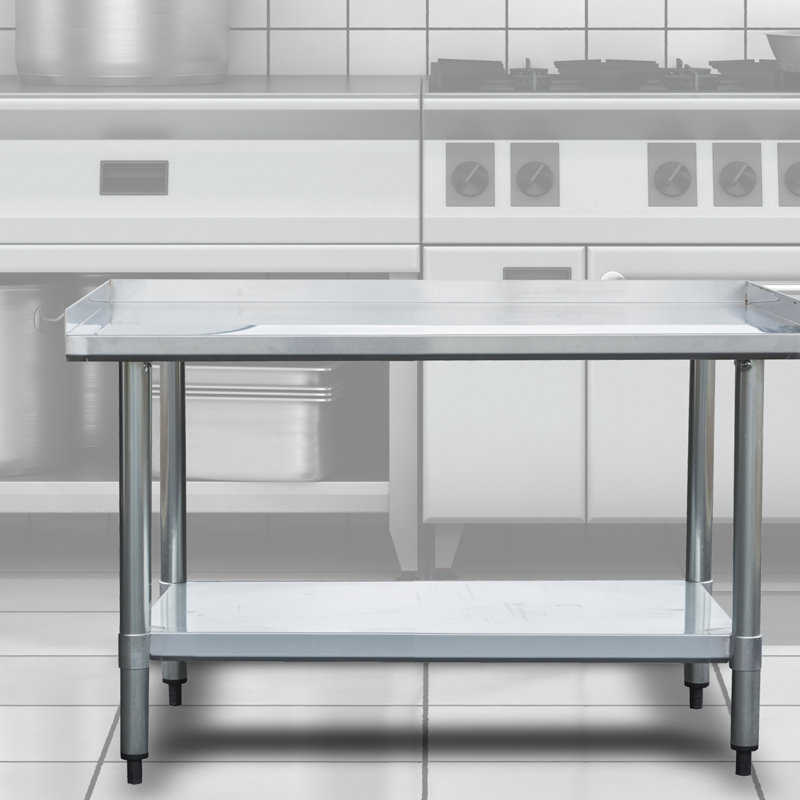 Wfx Utility Tessa Upturned Edge Stainless Steel 27 5 W Workbench