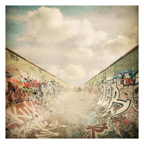 Graffiti Skate Park 3.36m x 3.36m Textured Matte Peel & Stick Wall Mural East Urban Home