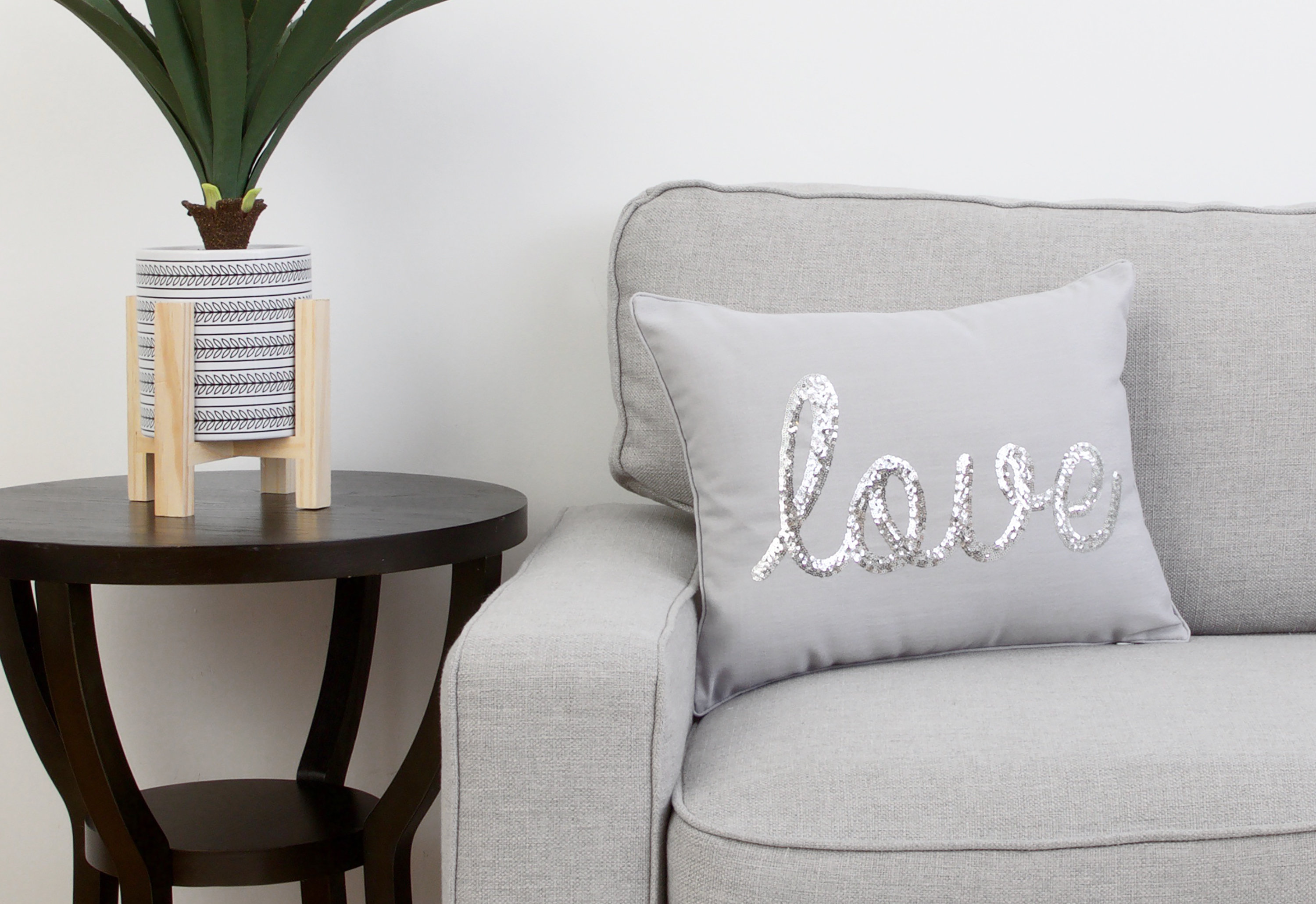 Grovelane Teen Folkeste Love Sequin Lumbar Pillow Reviews Wayfair