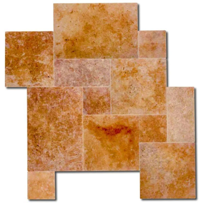 Tile Mosaic Depot Travertine Marble Look Wall Floor Tile Wayfair