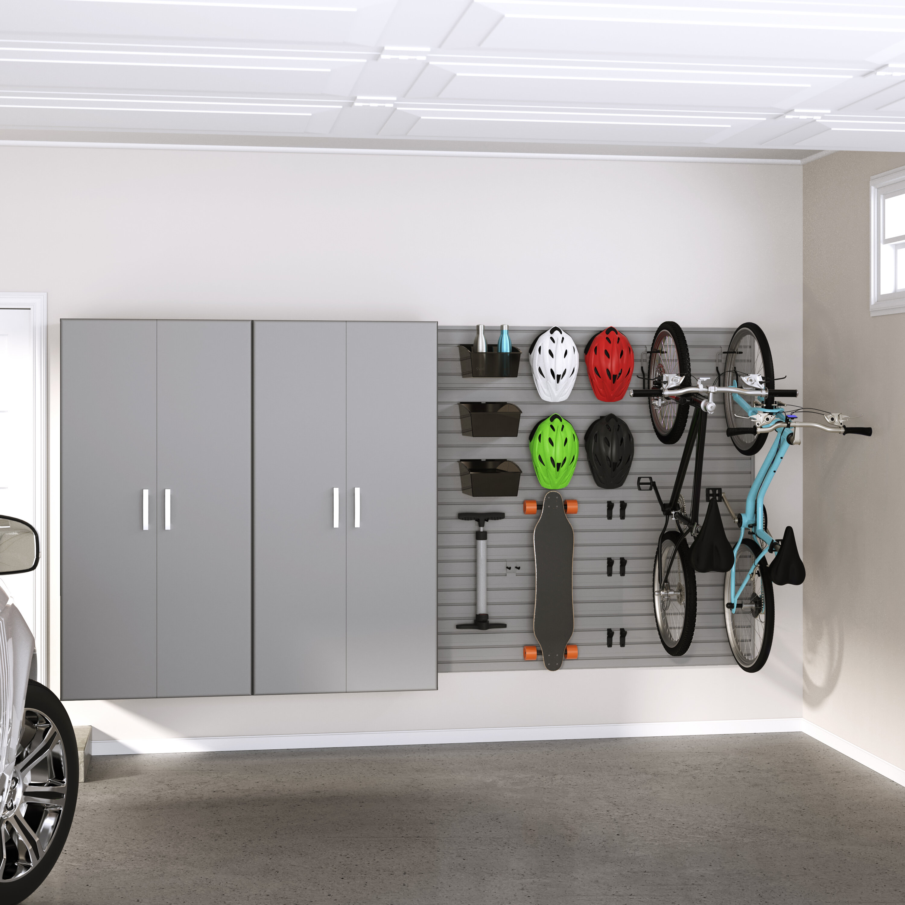 Flow Wall Jumbo Locker And Bike Storage Cabinet Set Wayfair