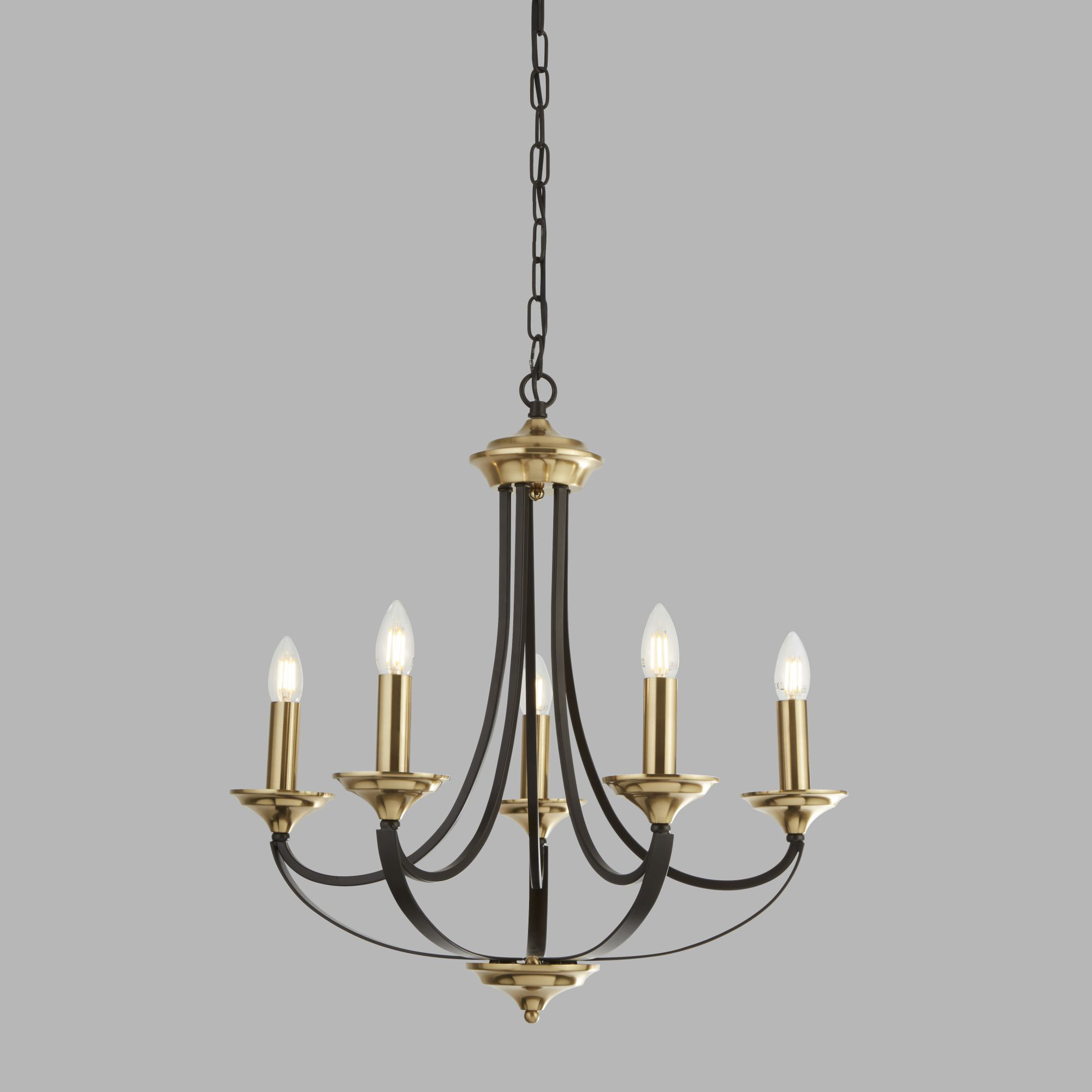 5 Light Candle Style Classic Traditional Chandelier 5 Light Candle Style Classic Traditional Chandelier