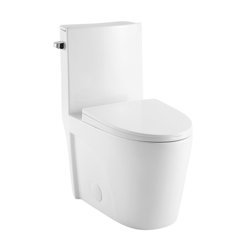 Shop St. Tropez® 1.28 GPF (Water Efficient) Elongated One-Piece Toilet from Wayfair on Openhaus