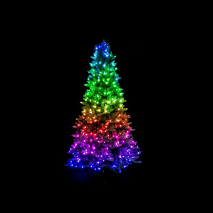 musical christmas trees with synchronized lights