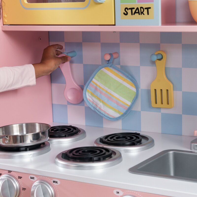 kidkraft pastel kitchen set
