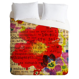 Red Poppies Bedding Wayfair Poppy Poetry 2 Duvet Cover Collection