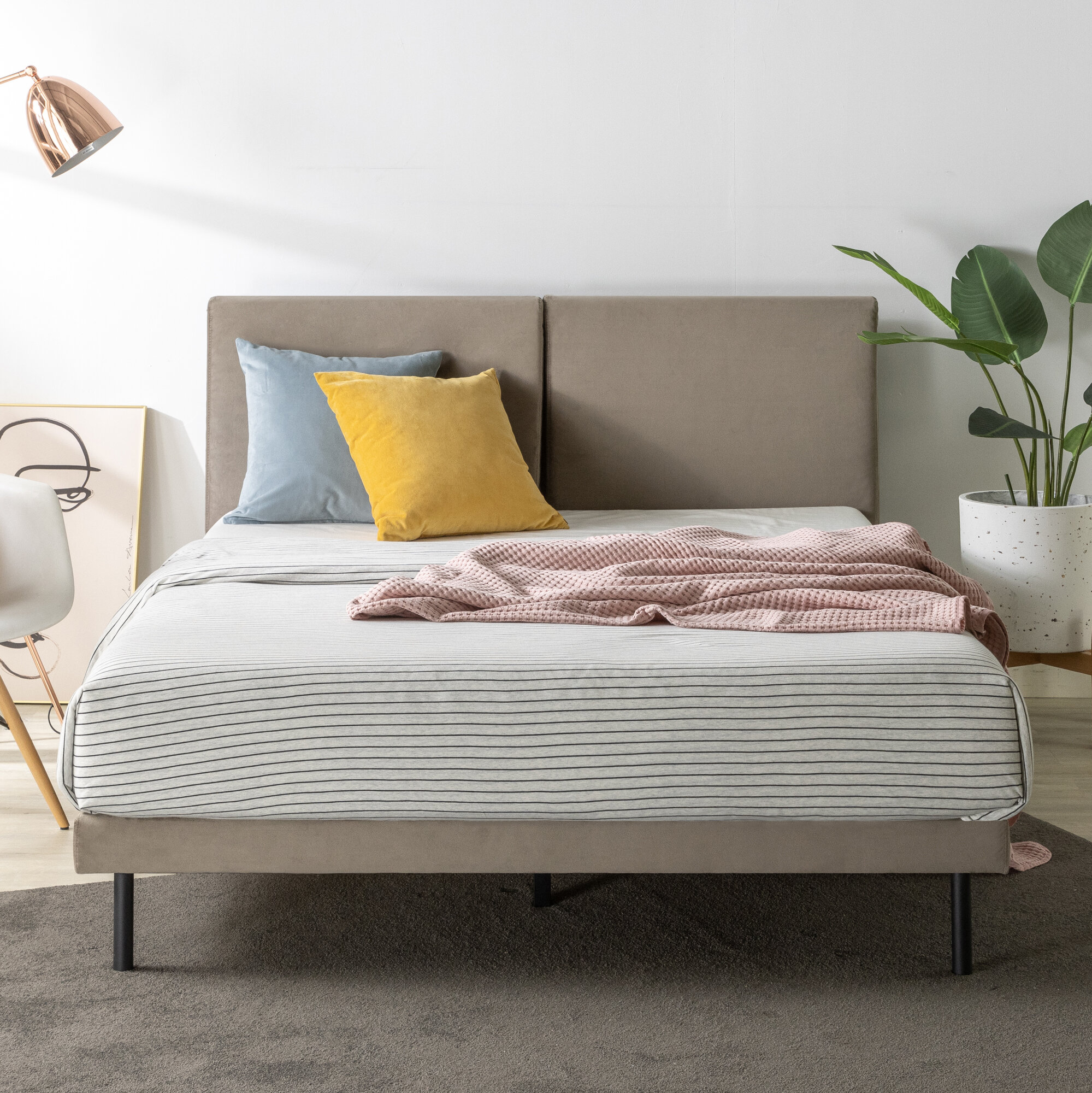 marcus upholstered platform bed