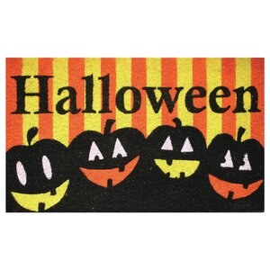 Halloween Pumpkins Doormat
