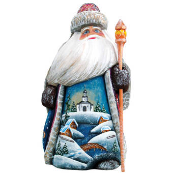 G Debrekht Masterpiece Signature Guarded Kids Father Frost Santa Figurine Wayfair