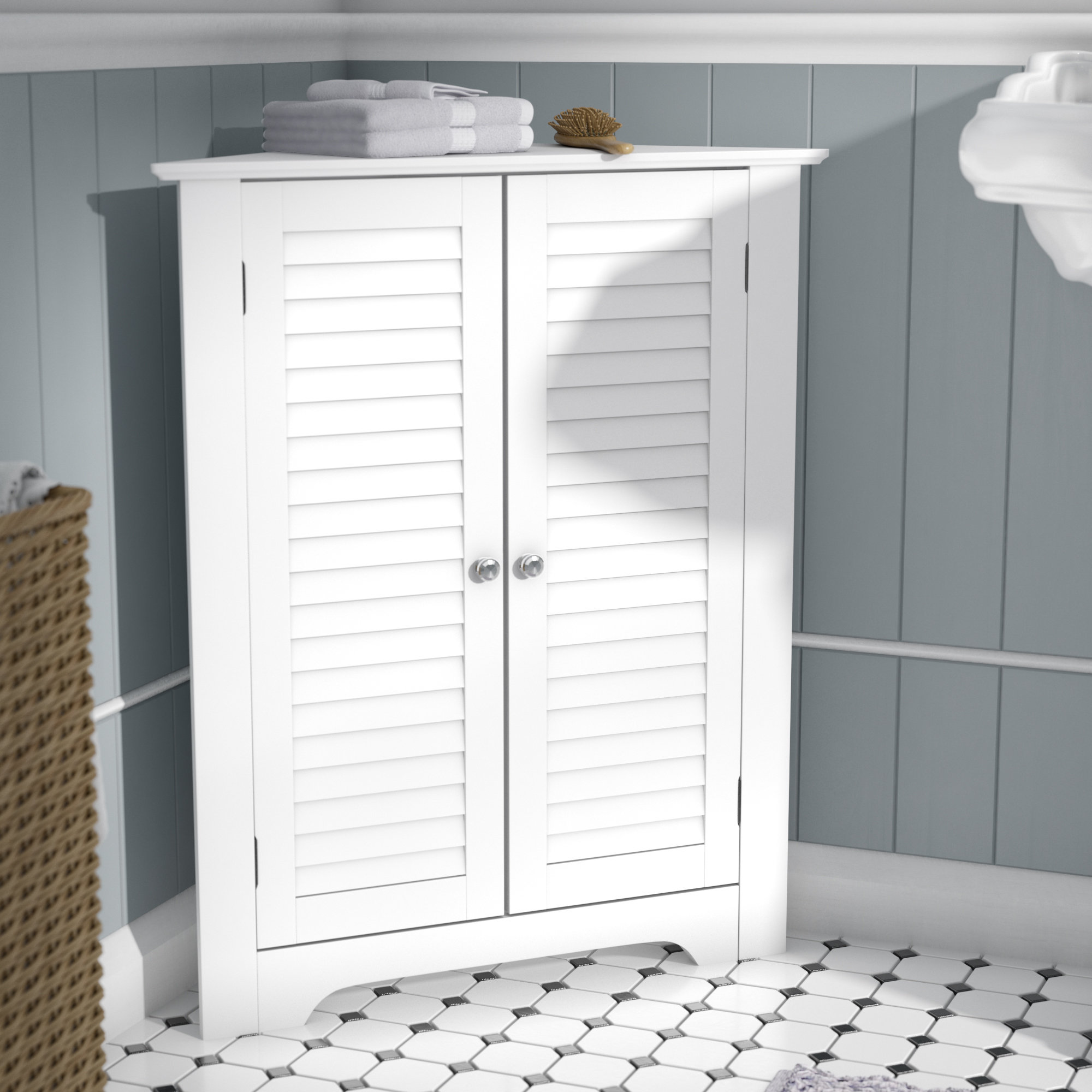 white free standing bathroom storage cabinets