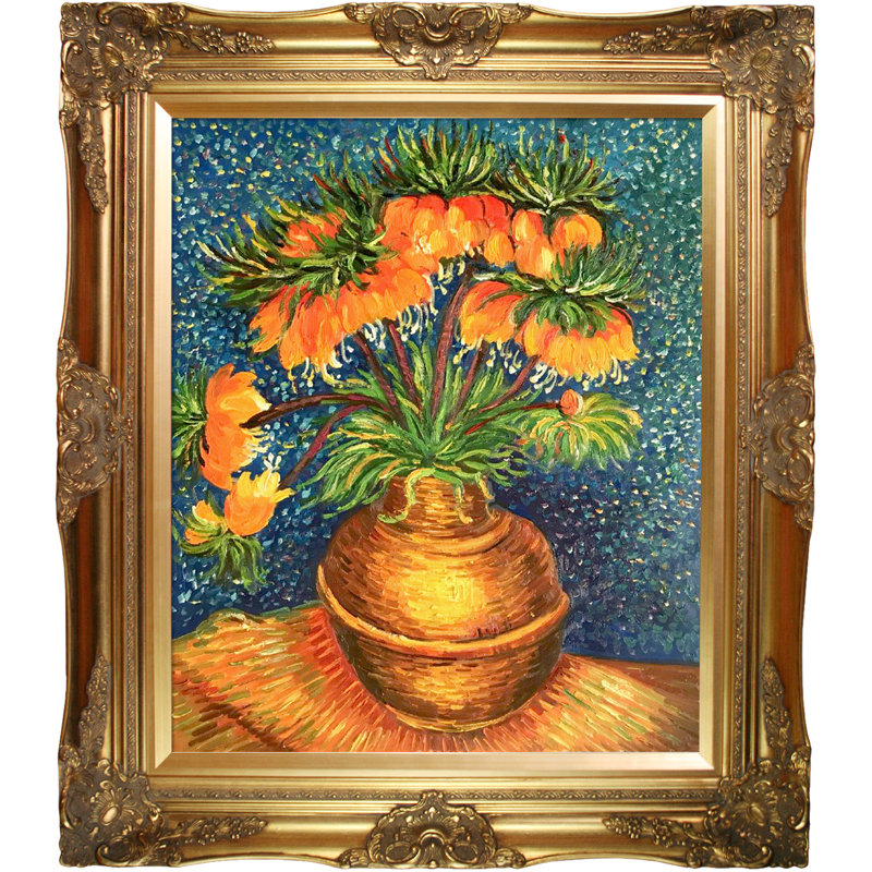 Tori Home Crown Imperial Fritillaries In A Copper Vase By Vincent