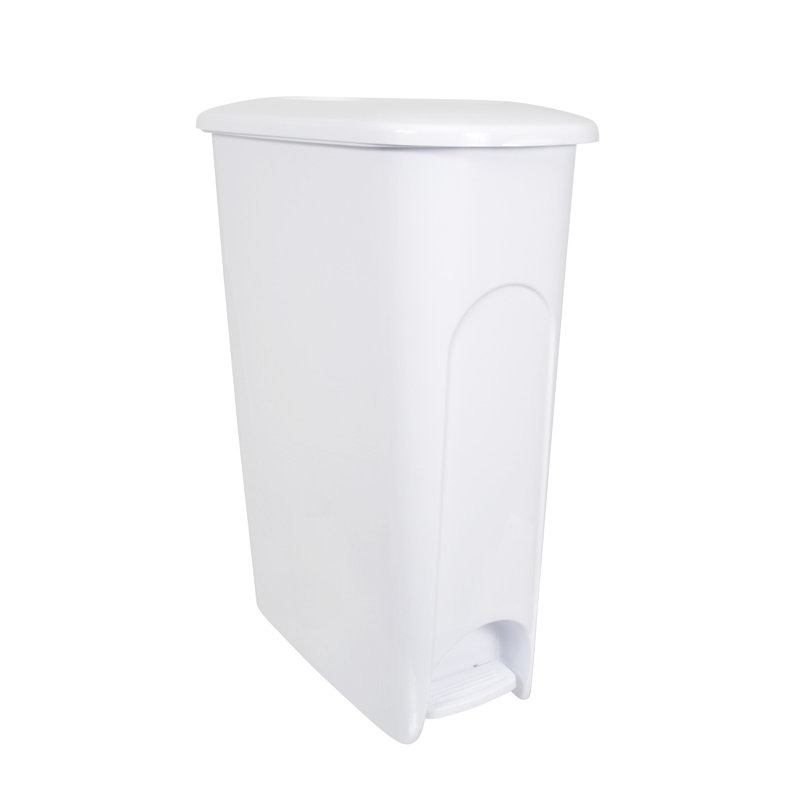 Hefty Slim Profile 10 8 Gallon Step On Trash Can Sets Reviews Wayfair