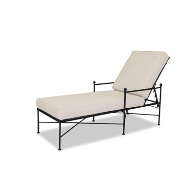 Sunset West Provence Chaise Lounge With Cushion Color Cast Slate