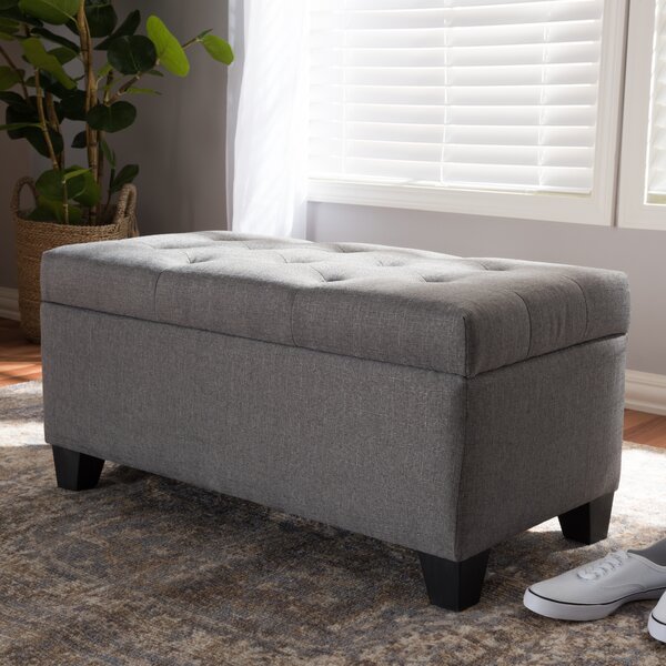 Large Ottoman Pouffe Storage Toy Box Foot Stools 3Seater Bench Seat Faux Leather 