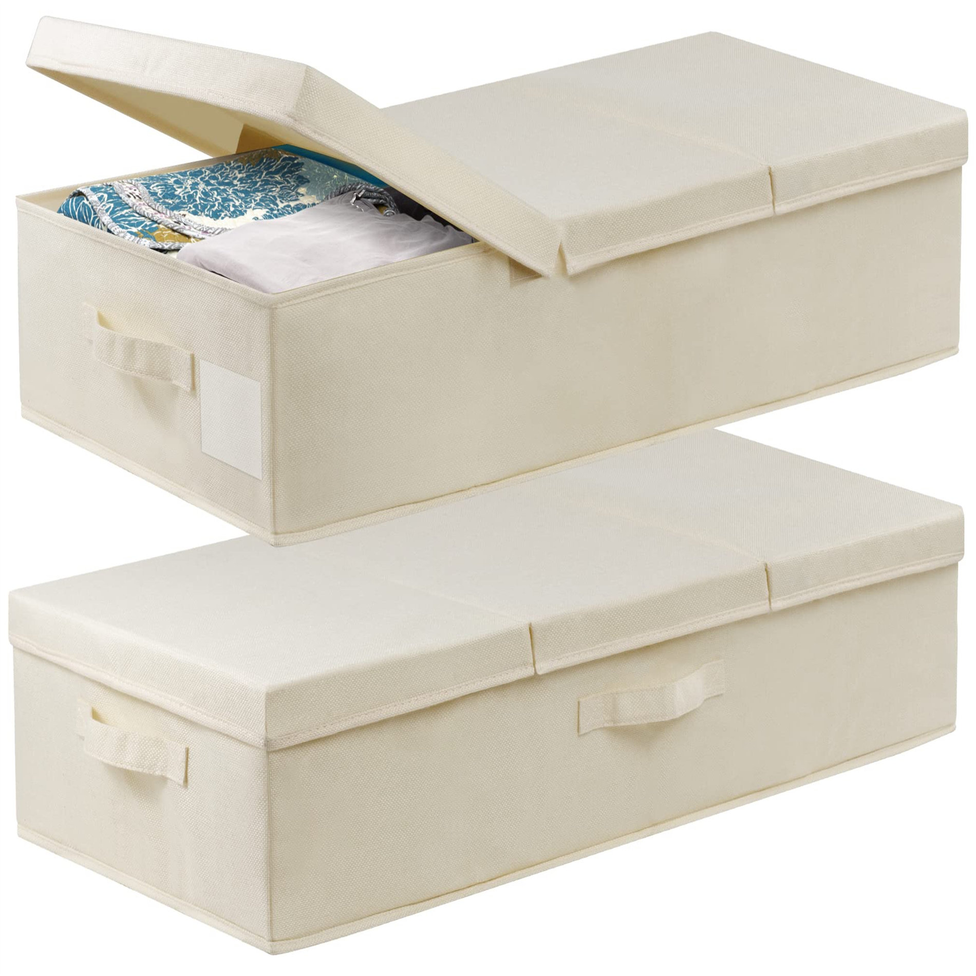 Gracie Oaks Plastic Underbed Storage Set Wayfair