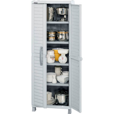 INCOMPLETE Bayou 72" H x 25.6" W x 18" D Storage Cabinet