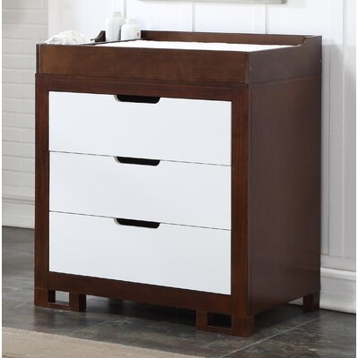 Oriana Changing Table Dresser Mack Milo Color Antique Coffee