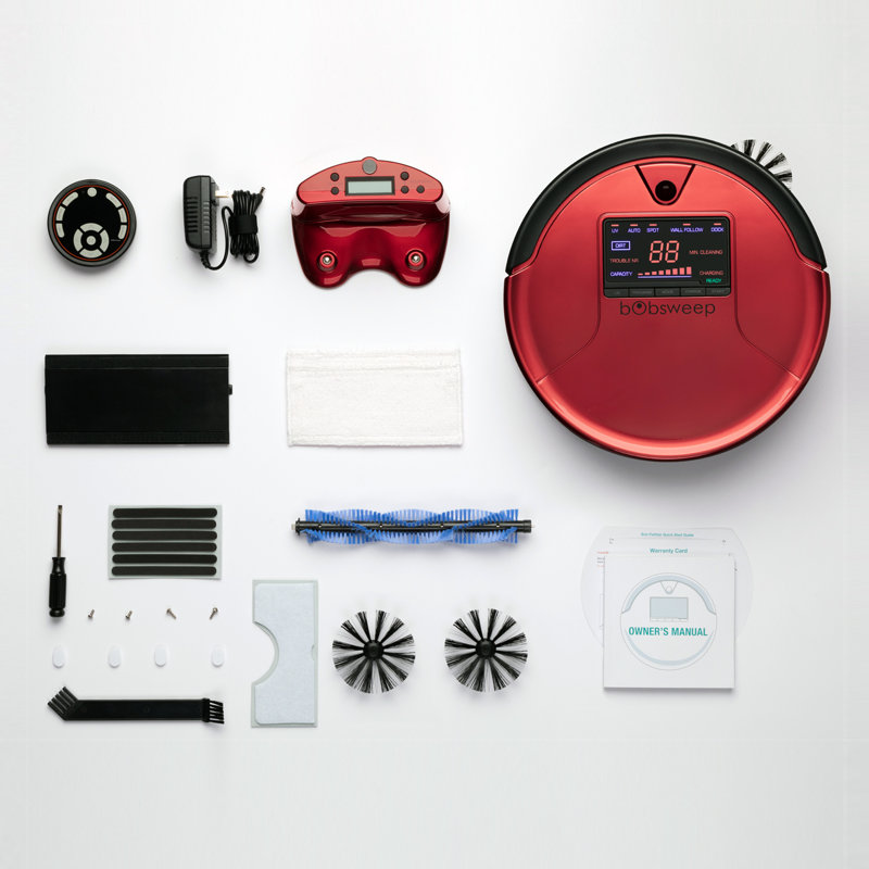 Bobsweep Pethair Robotic Vacuum Cleaner With Mop Attachment Reviews Wayfair
