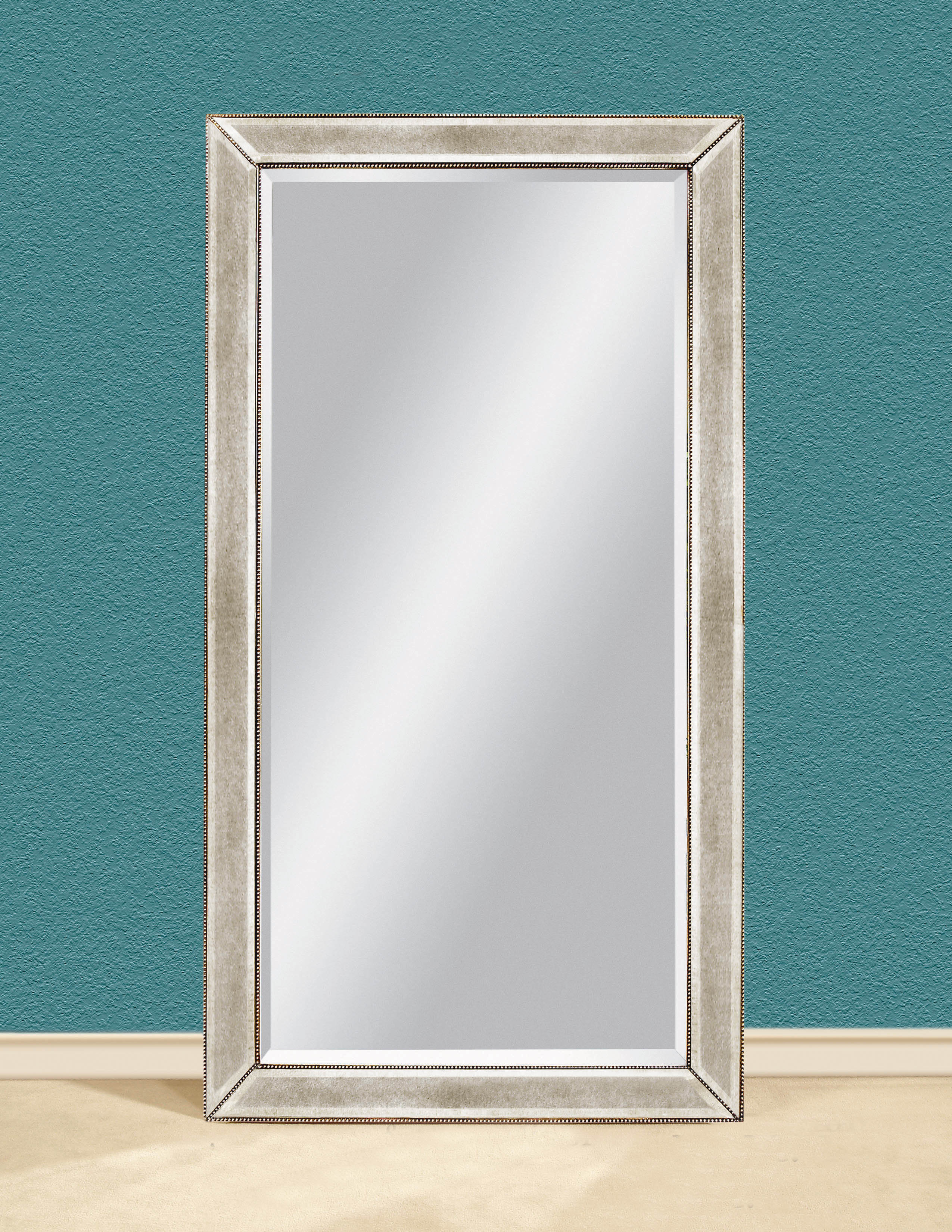 beveled full length mirror