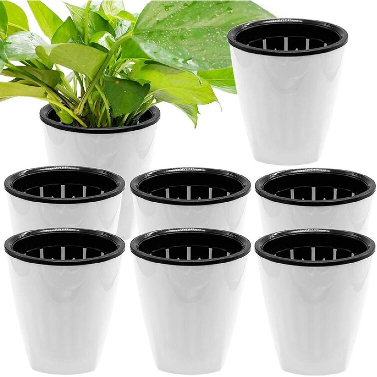 Self Watering Planter Plastic Flower Plant Pot for Herbs Plants Flower 