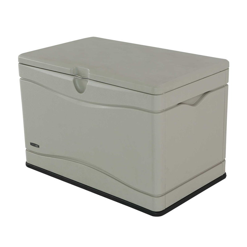 Lifetime Outdoor Storage 80 Gallon Plastic Deck Box ...