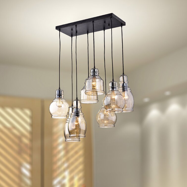 pruett 6 light cluster pendant