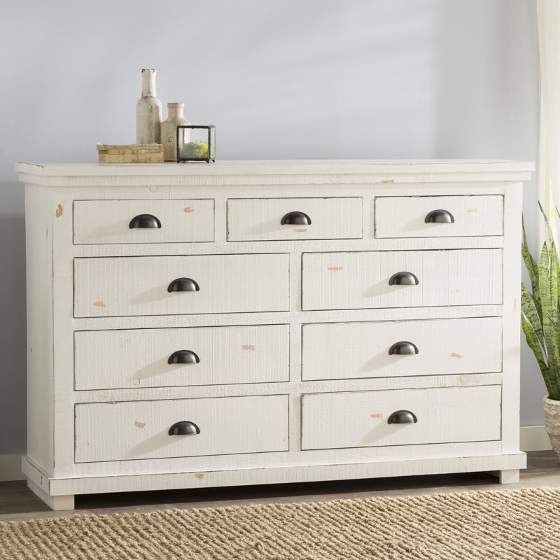 Castagnier 9 Drawer Dresser With Mirror Castagnier 9 Drawer Dresser With Mirror